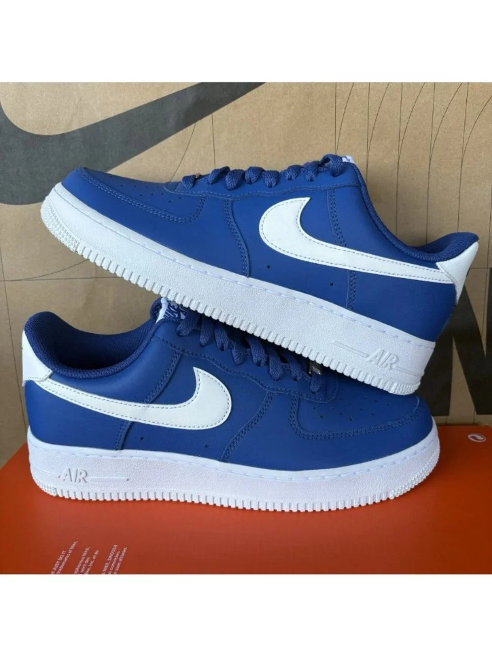 NEW Nike Air Force 1 '07 Low 'College Blue White’ FJ4146-102 Men Size 9